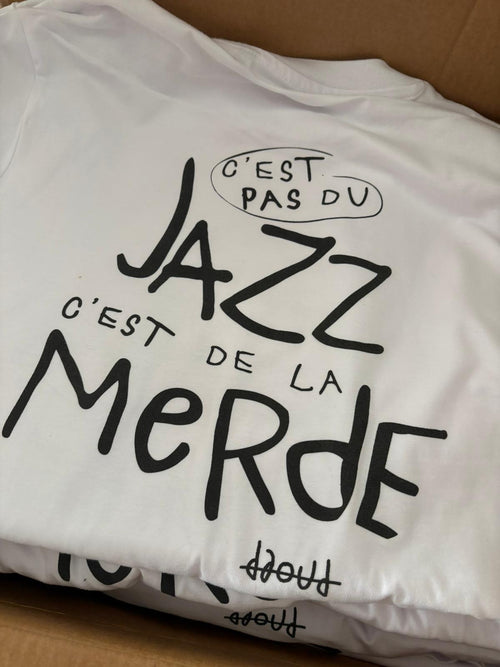"C'est pas du Jazz" Tee 👕 Coton 220g